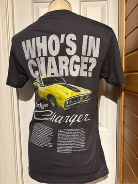 NWOT Dodge Charger Men's Short Sleeve Tee - Charcoal